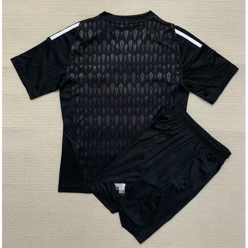 Camiseta de Portero Real Madrid 2023/2024 Negro Niño Kit